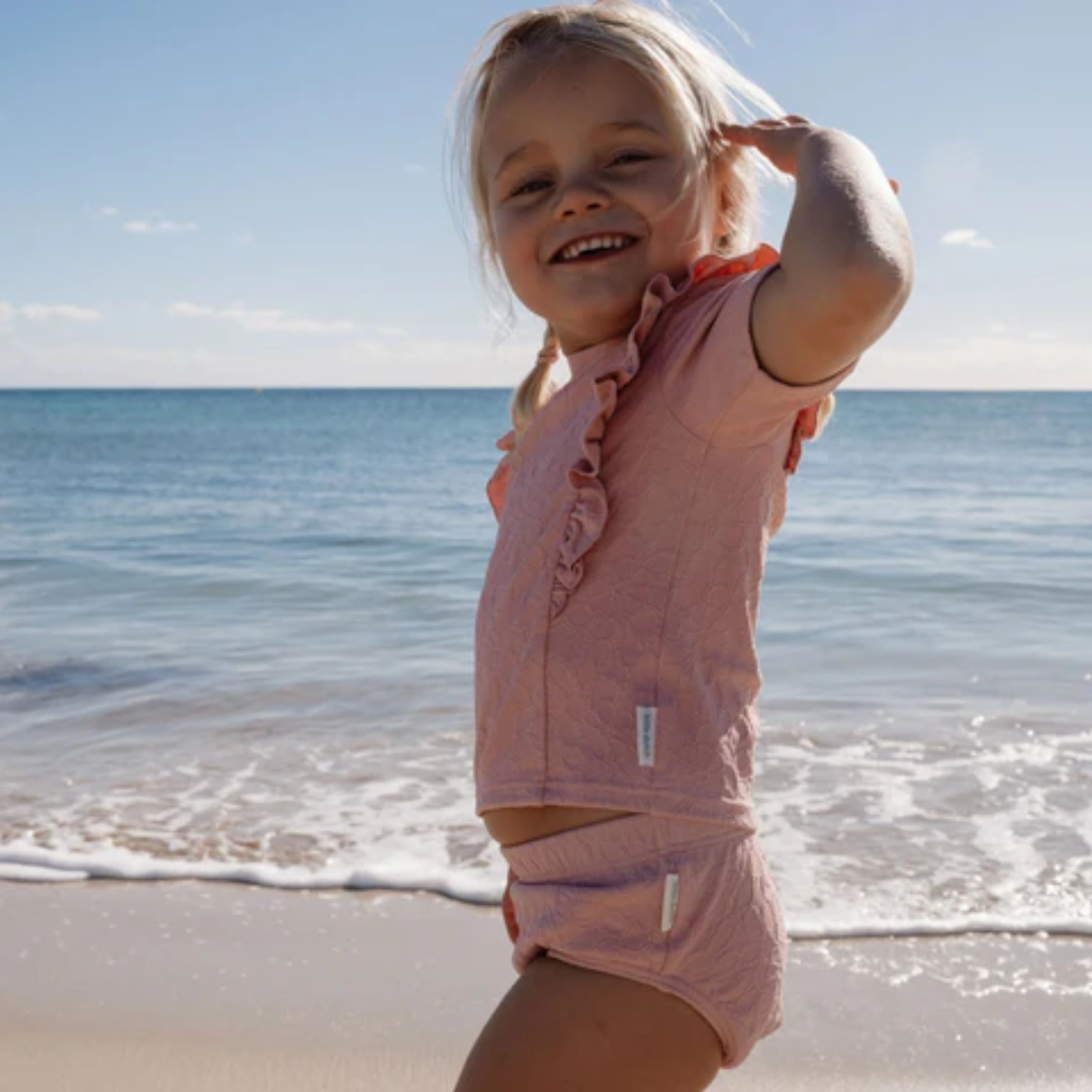 Costume pannolino contenitivo Little Dutch rosa riutilizzabile per mare e piscina