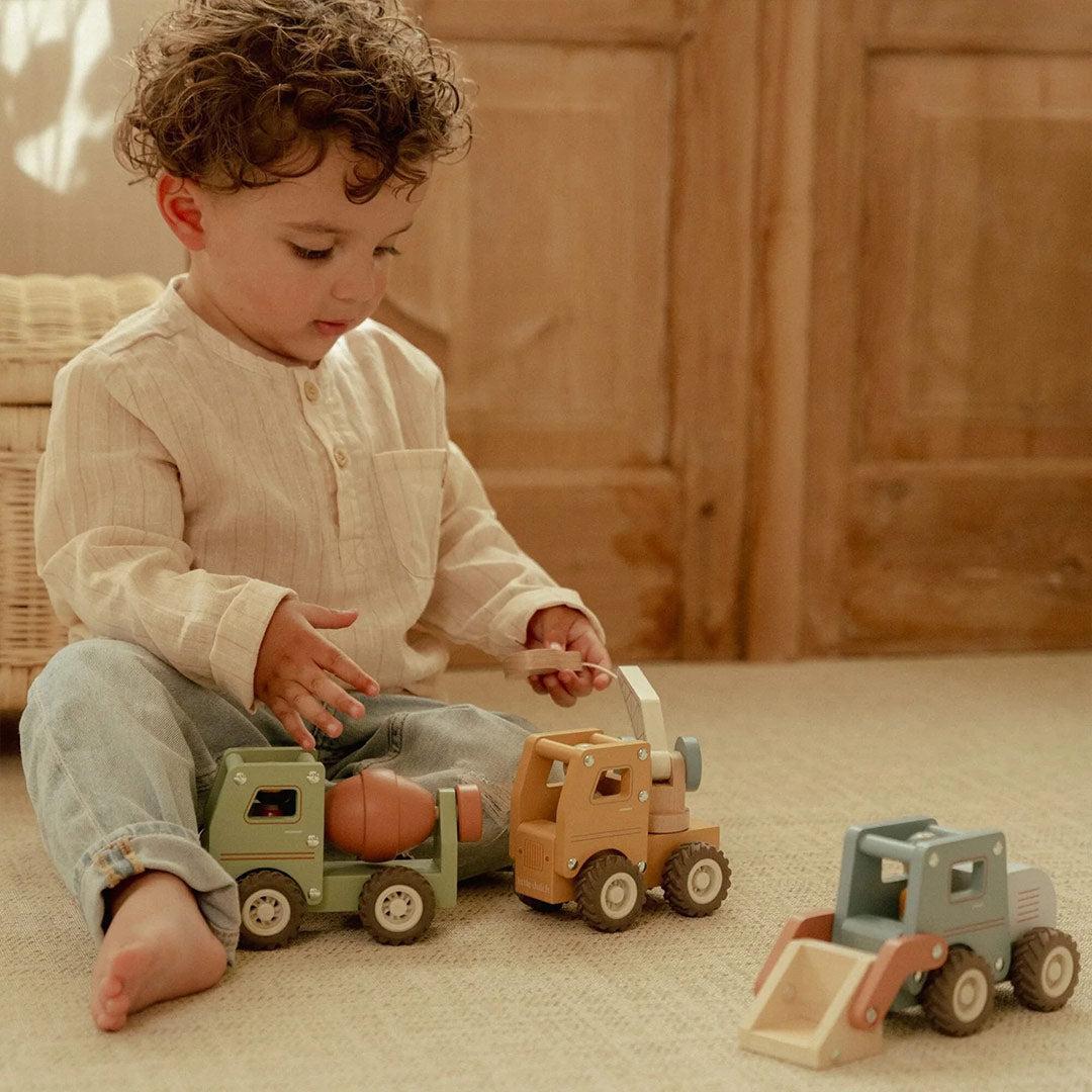 Camion gru giocattolo Little Dutch per bambini dai 18 mesi