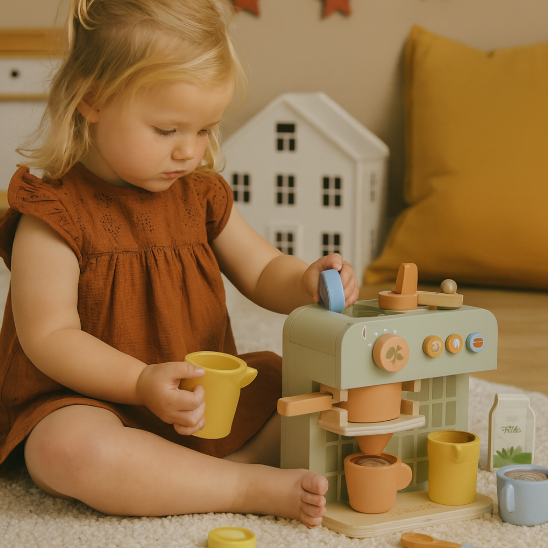Caffettiera in Legno Bambini