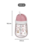Bicchiere antigoccia da 9 mesi Mepal Mio Little Dutch con cannuccia in silicone