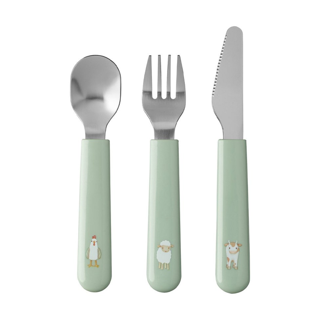 set posate bambini acciaio