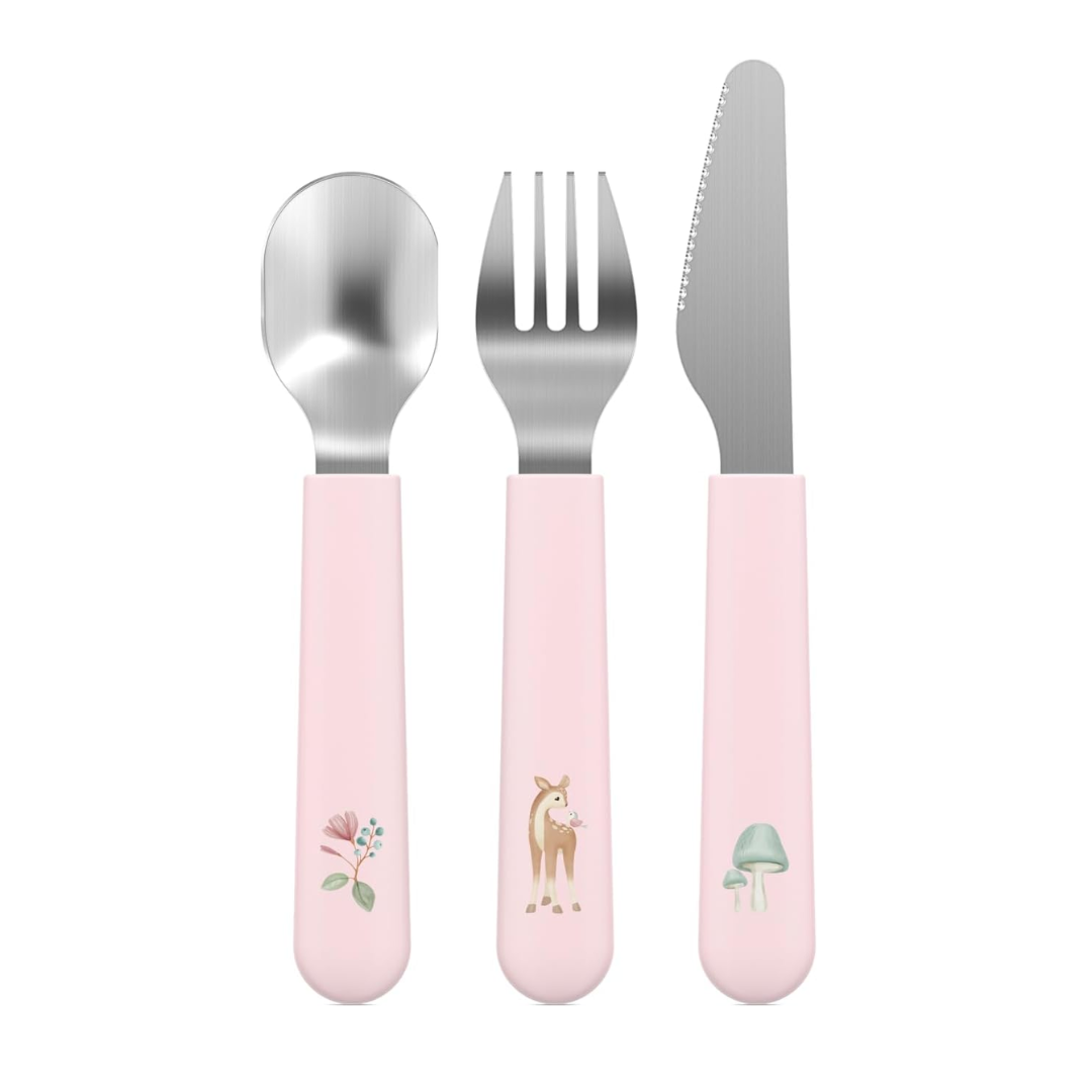 set posate bambini acciaio