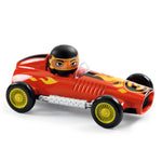 Macchinina Crazy Motors Djeco Red Super Speed – confezione