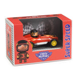 Crazy Motors Red Super Speed Djeco – macchinina rossa in metallo