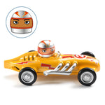 Macchinina in metallo Yellow Super Speed – vista laterale