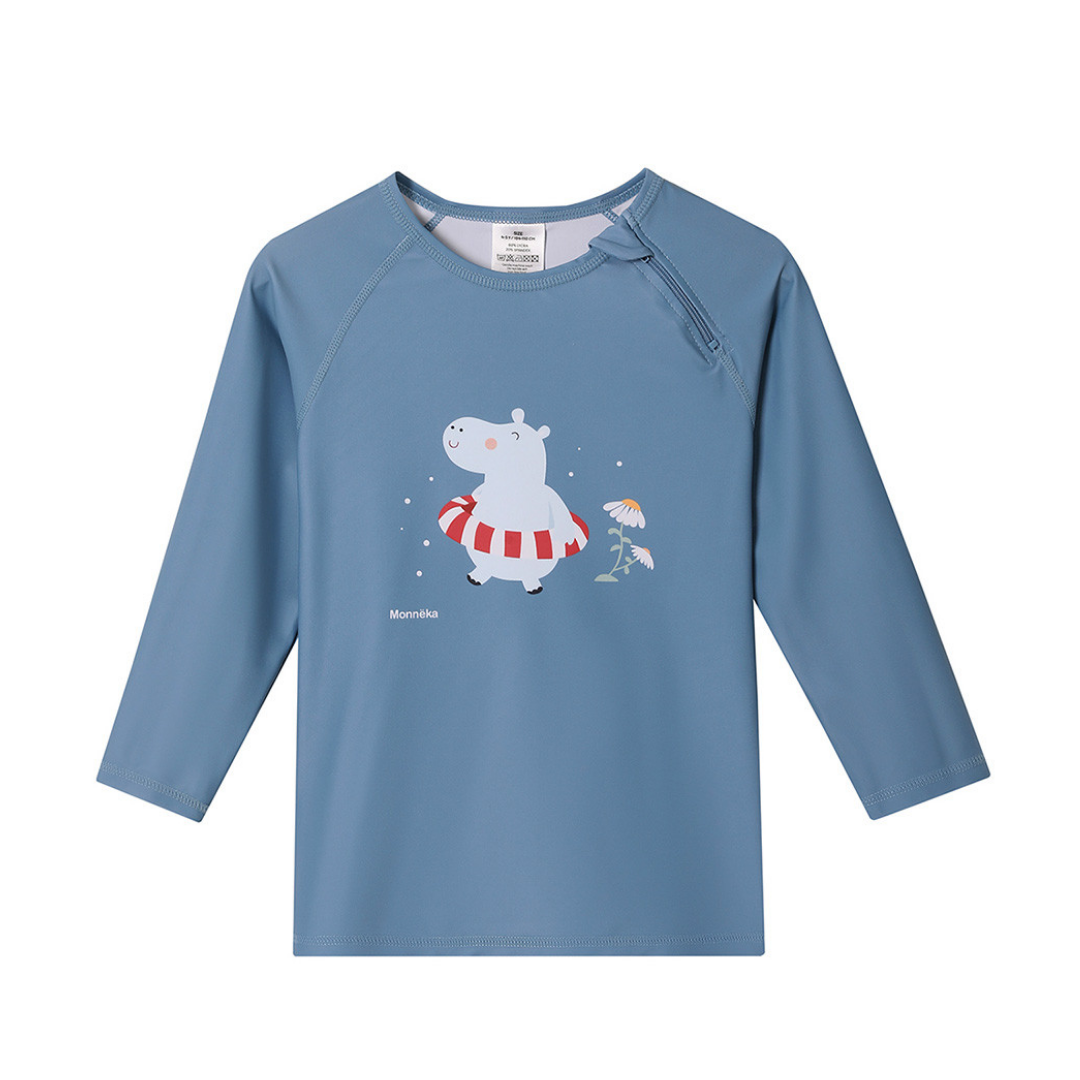 Maglia protezione solare Maniche Lunghe Monnëka Hippos UPF 50