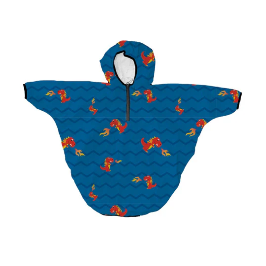 Mantella pioggia impermeabile Mr Tiggle fantasia draghetto di fuoco per bambino