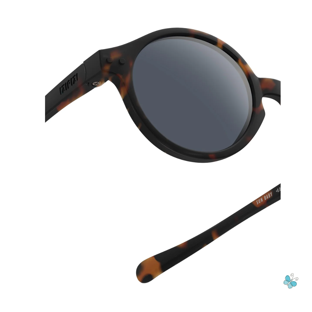 Occhiali polarizzati bambini 0-3 anni Tortoise lenti grigie UV400