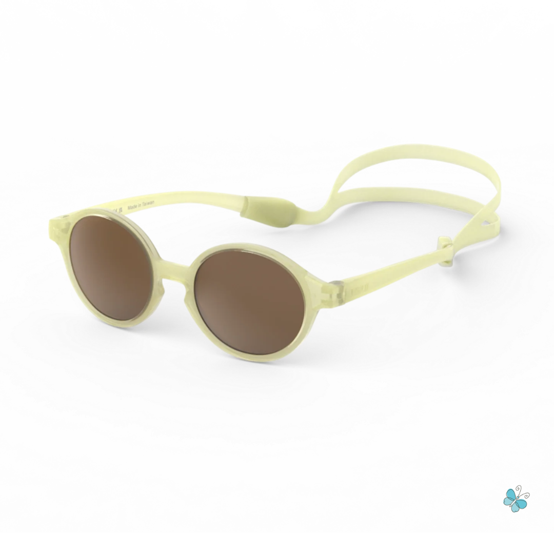 Occhiali da sole bambini piccoli colore Vanilla tono caldo estivo BPA free