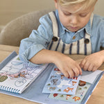 Paint Book Jim Little Dutch con copertina robusta e chiusura magnetica