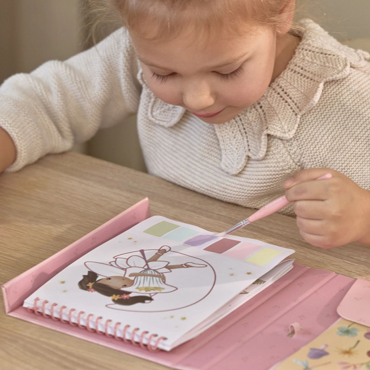 Acquerelli per bambini Rosa Little Dutch, formato 15,5 x 20 cm