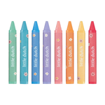 Confezione pastelli a cera Little Dutch Rosa da 2 anni