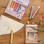 Pastelli a cera vegani e atossici Little Dutch per bambini
