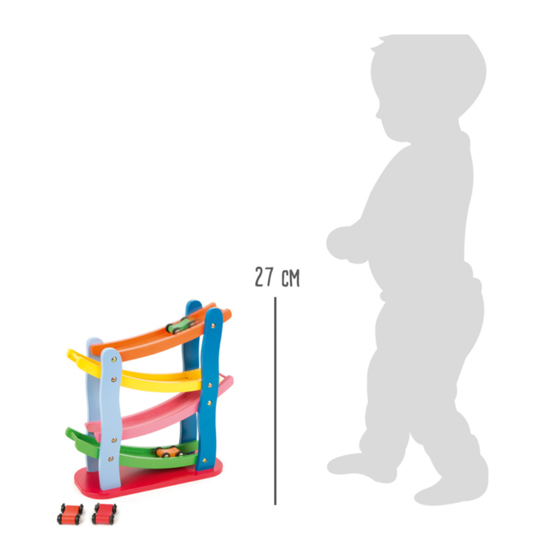 pista macchinine in legno