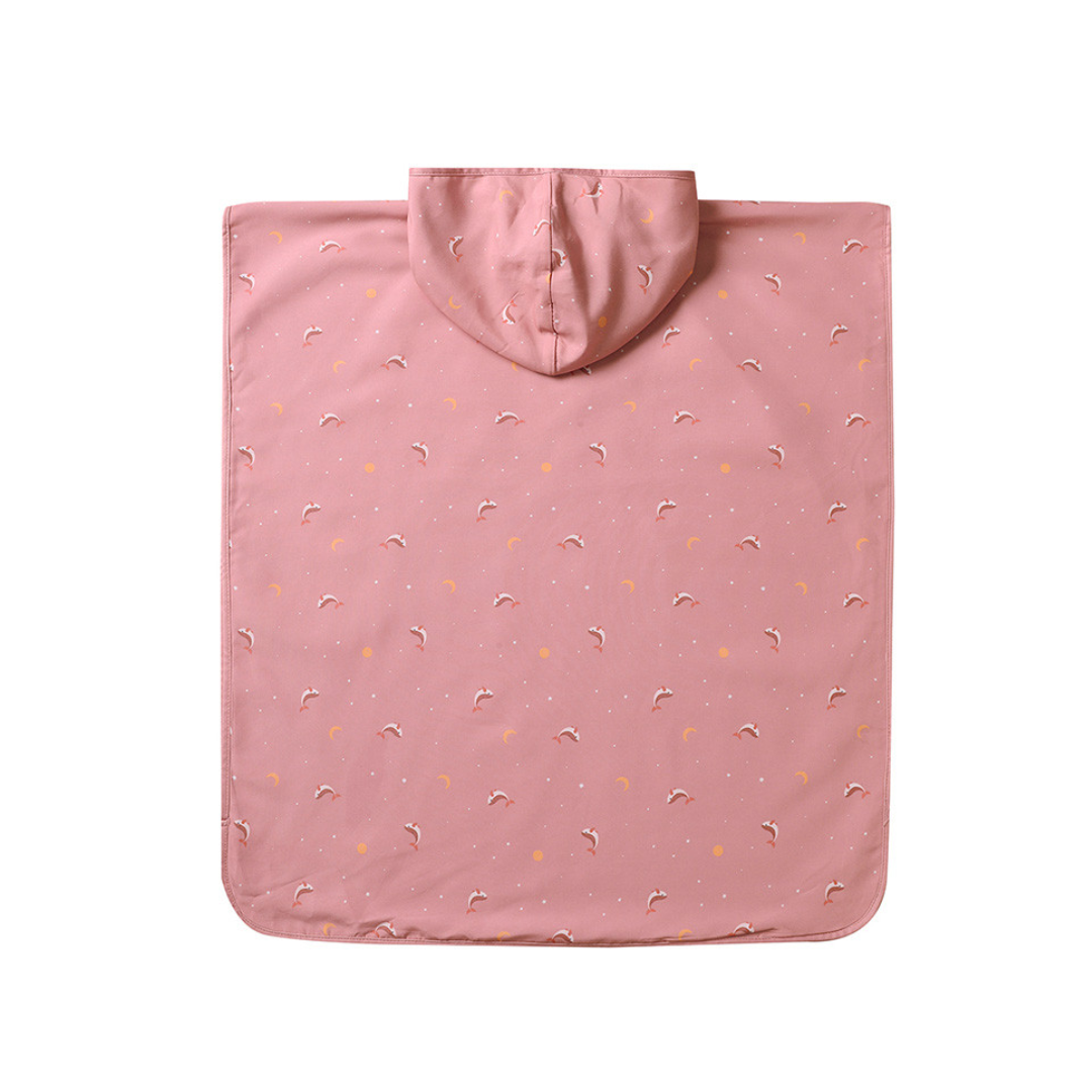 Poncho piscina bambino Monnëka leggero da portare in borsa mare