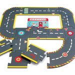 Puzzle circuito Crazy Motors Djeco 26 pezzi – confezione