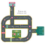 Circuito Crazy Motors Djeco – strade, curve e parcheggi