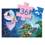 Puzzle fata e unicorno Djeco – 36 pezzi in cartone