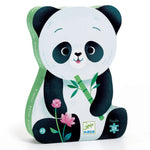 Puzzle Leo il panda Djeco – confezione a forma di panda