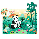 Puzzle Leo il panda Djeco – 24 pezzi grandi in cartone spesso