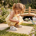 Sandali estivi Bobux White Floral per bambina 