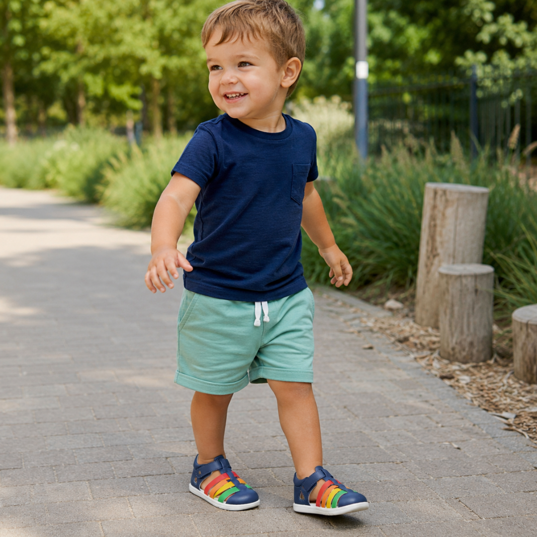 Bobux Tidal Indigo Multi sandali estivi bambini