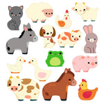 Adesivi riutilizzabili Djeco – stickers degli animali della fattoria