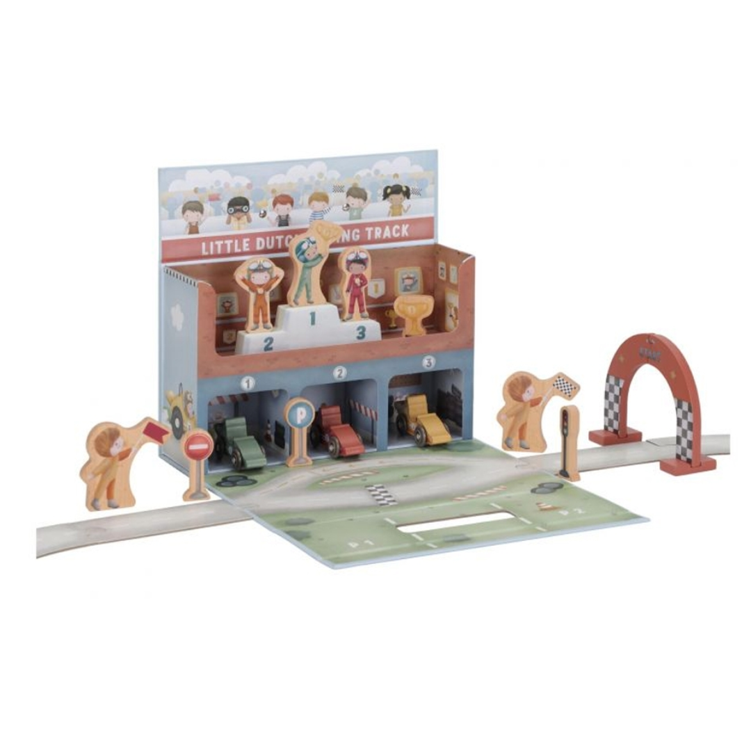 Little Dutch Macchinine in Legno – pista e playset bambini
