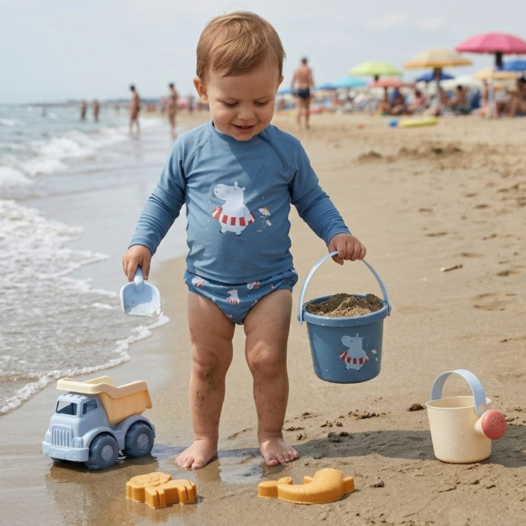 Set giochi mare bambini Monnëka collezione Hippos