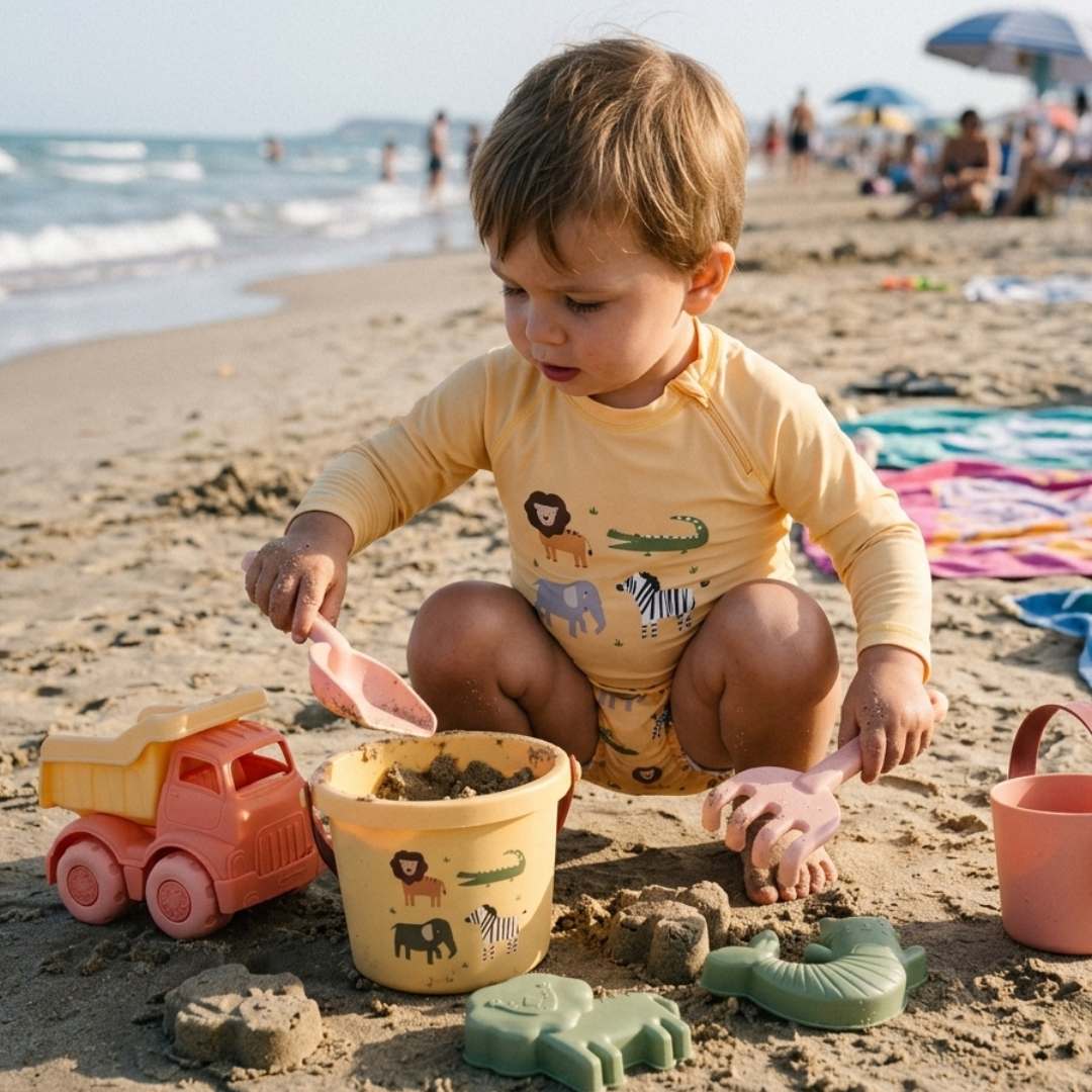 Giochi da spiaggia bambini Monnëka Wild Animals da 6 mesi