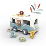 Speedy Monkey van delle forme in legno gioco a incastri primi anni