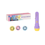 Lampada proietta storie Croque-Bisous Moulin Roty con 3 dischi