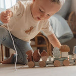 Blocchi con animali del bosco del trenino Little Dutch
