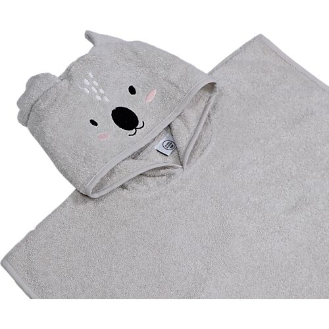 Poncho da Bagno Tryco Baby Kyle il Koala, idea regalo di Natale con orecchie tridimensionali e tessuto in cotone 100%