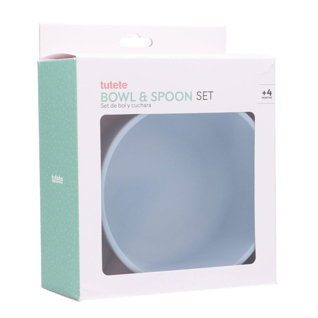 Set pappa Tutete con ciotola in silicone e cucchiaino
