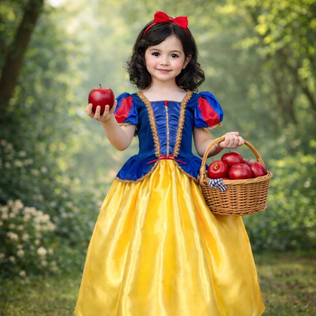 Costume Carnevale Cenerentola Great Pretenders bambina - Vestito principessa azzurro lavabile in lavatrice e comodo