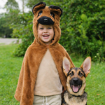 Costume Carnevale cane Pastore Tedesco bambino - Mantello peluche morbido Great Pretenders
