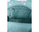 Zaino asilo impermeabile Panda in Space con clip frontale regolabile e chiusura zip