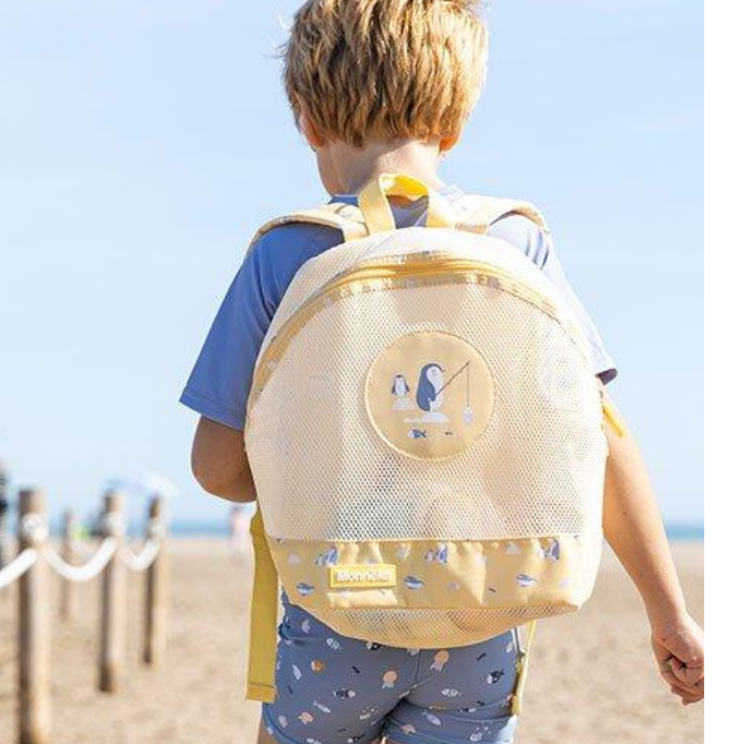 Zainetto Spiaggia Anti Sabbia Rosa – Le Coccole - Main Image