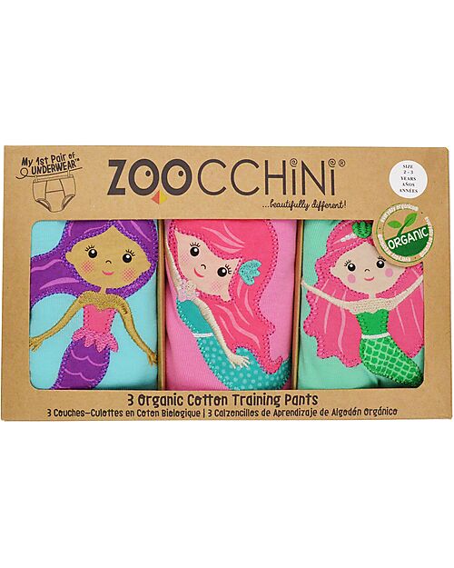 mutandine apprendimento zoocchini sirene bimba