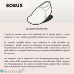 Bobux Soft Sole Babbucce Coniglio Argento - Come camminare a piedi nudi - Le Coccole
