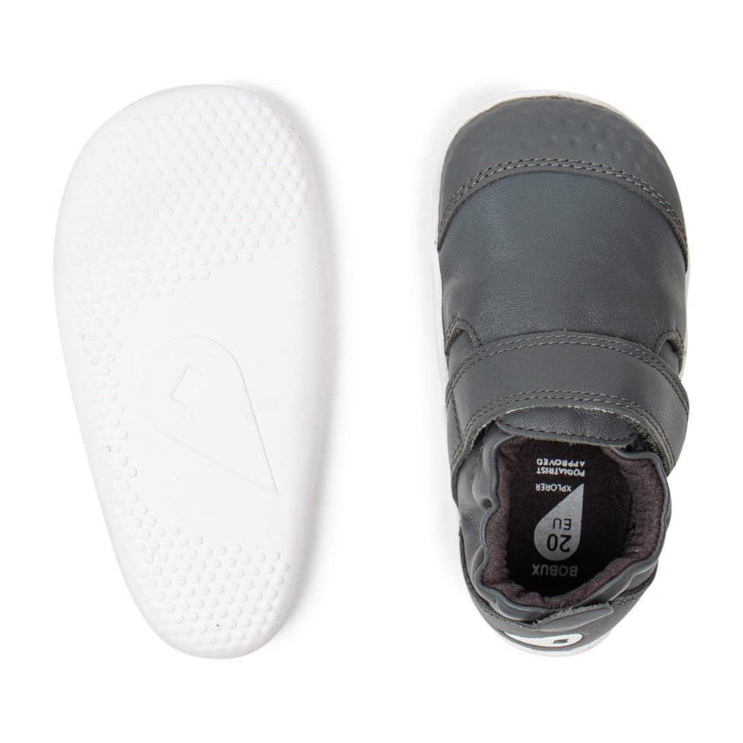 Scarpe Bobux bimba e bimbo, flessibili e leggere per i primi passi.