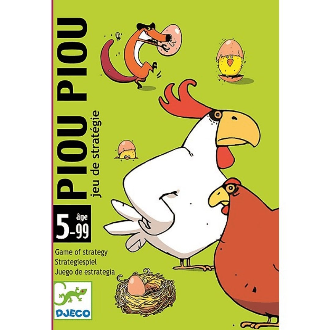 Djeco Gioco di carte - Piou Piou Fai l'uovo! - Le Coccole