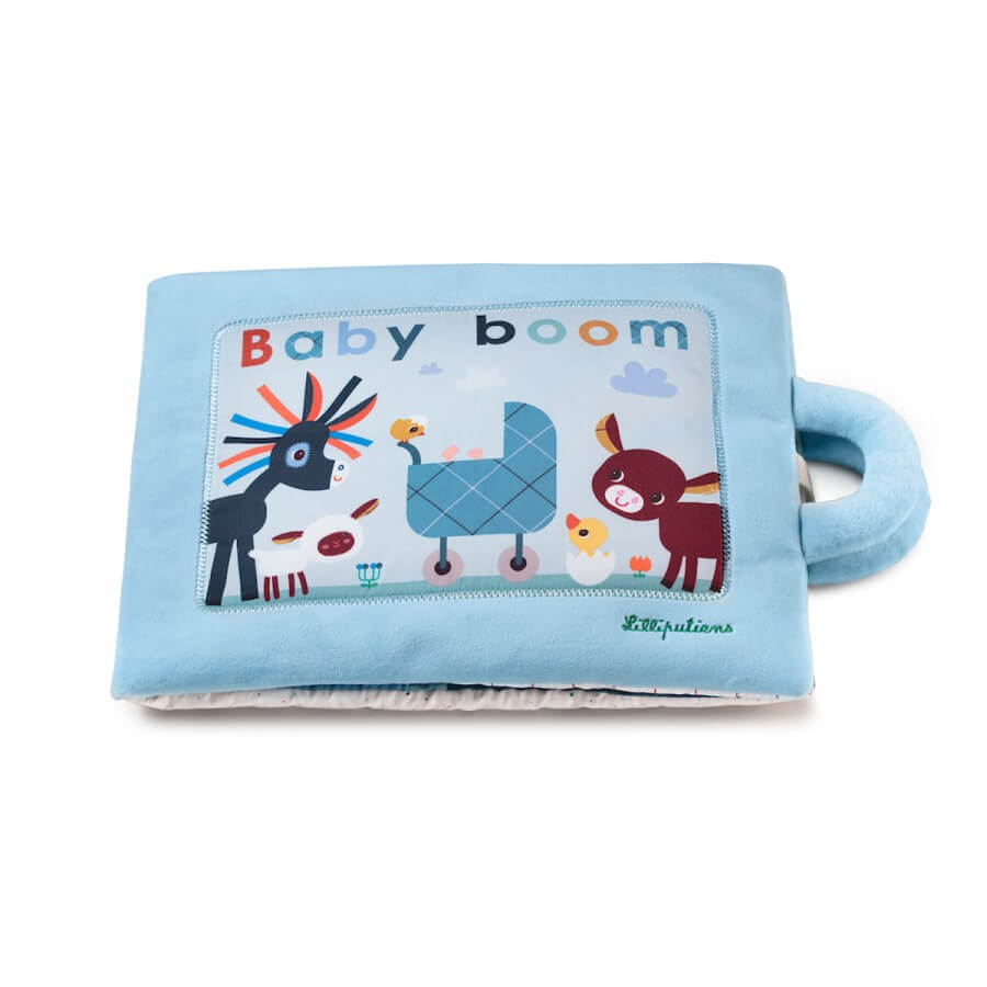 Grande Libro di Stoffa Baby Boom - 52 x 26 cm