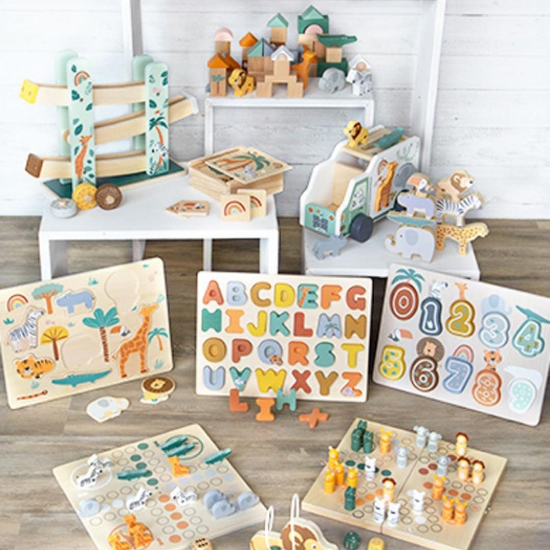 Acquista Puzzle di animali in legno Orso, pezzi di puzzle in legno per  adulti e bambini, giocattoli per la famiglia